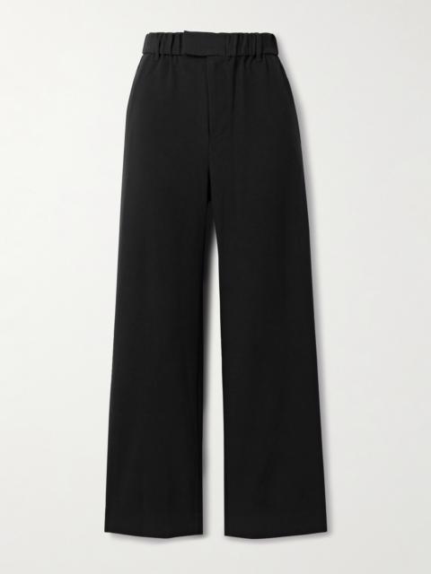 STAUD Jerome Crepe Straight-leg Pants