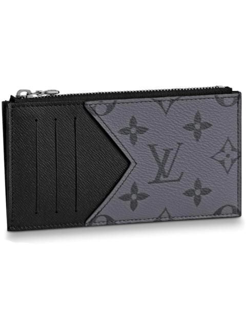 Louis Vuitton Louis Vuitton Coin Card Holder Monogram Eclipse Reverse Gray