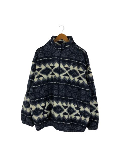 Other Designers Japanese Brand - VINTAGE FLEECE JACKET FLYING CIRCUS NAVAJO DESIGN