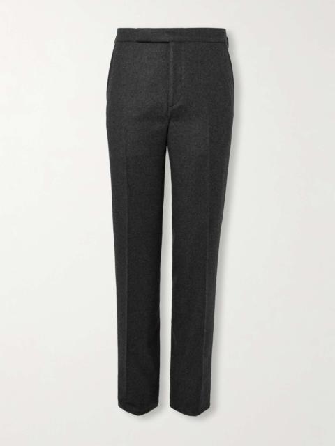 Gregory Straight-Leg Wool-Flannel Trousers