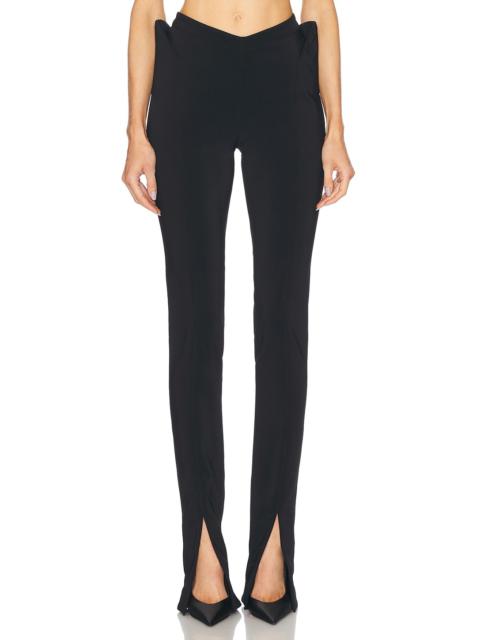 MUGLER Split Hem Pant