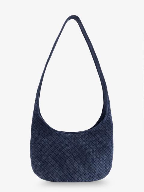 Bottega Veneta Bottega Veneta Veneto Suede Crossbody Bag With Intrecciato Motif