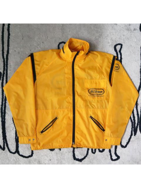 Other Designers Vintage 80s 90s NIKON For Profesionals Big Logo Bomber Windbreaker Jacket Made In JAPAN Size M