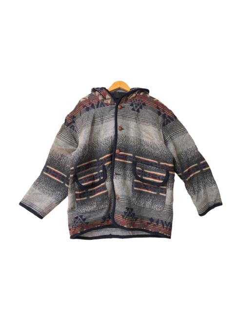 Other Designers Vintage - Vintage Wild Wily Outdoor Wear Navajo Hooded Heavy Jacket