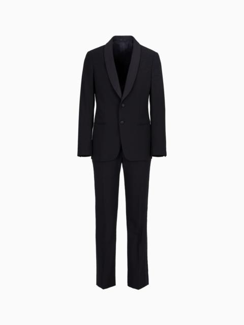 GIORGIO ARMANI Soho Line single-breasted tuxedo in wool crêpe