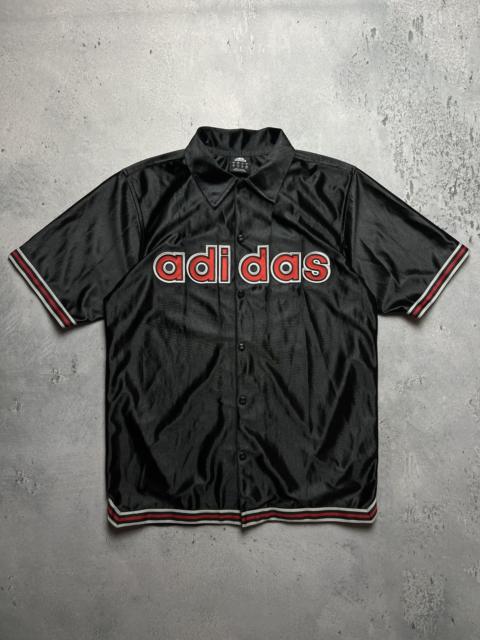 adidas Adidas Vintage Botton Up Shirt Hype USA Jersey Tee 00s 90s