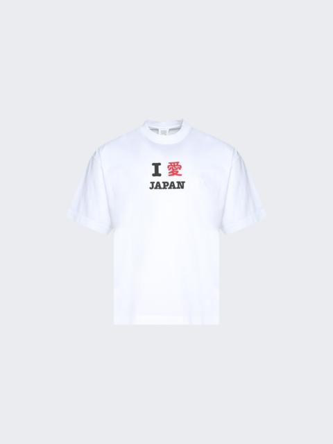 VETEMENTS Japan Tourist Tee White