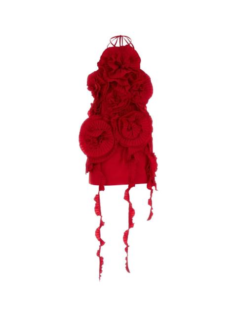 Blumarine Blumarine Women Red Taffeta Mini Dress
