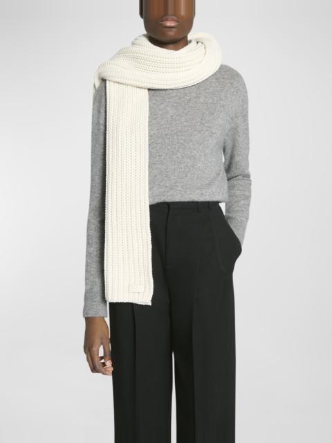 Signature Cashmere Knit Scarf