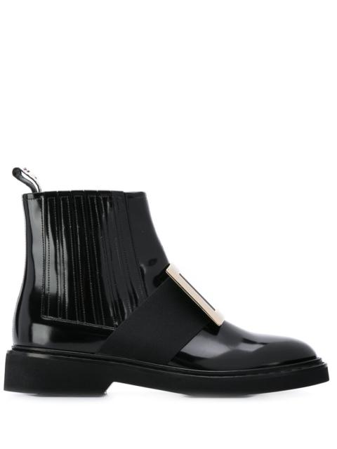 Roger Vivier Roger Vivier Women Viv Rangers Leather Boots