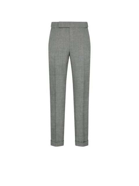TOM FORD WOOL SILK LINEN SHARKSKIN PANT