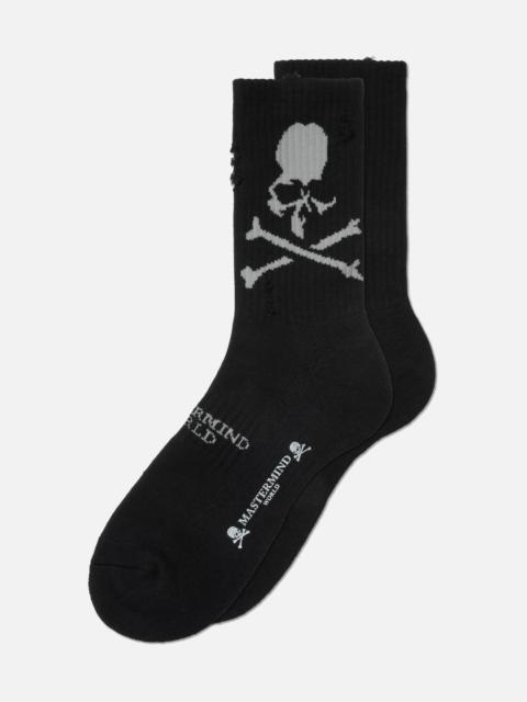 MASTERMIND WORLD DISTRESSED CREW SOCKS 2