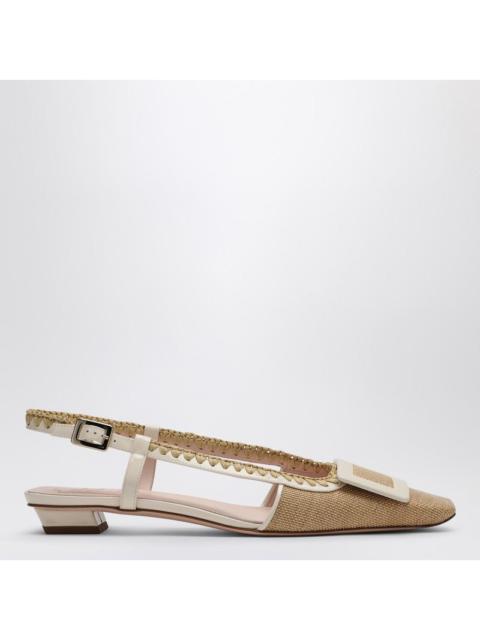 Roger Vivier Belle Vivier Cream Coloured Slingback Women