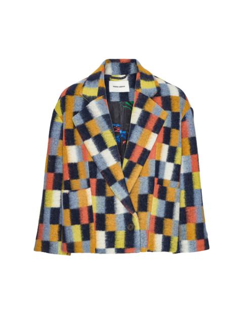 HENRIK VIBSKOV SHADY SUITING JACKET - BRUSHED SQUARES