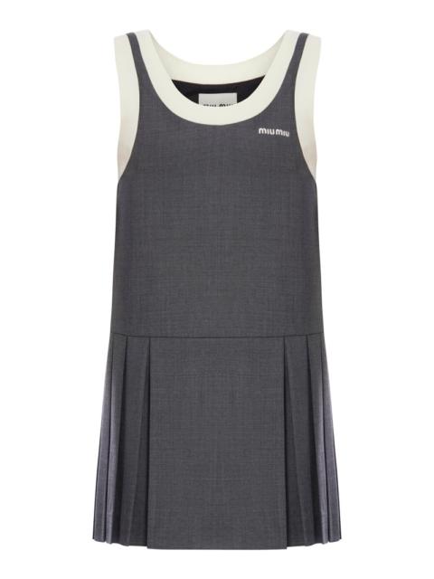 Miu Miu Miu Miu Women Short Grisaille Dress