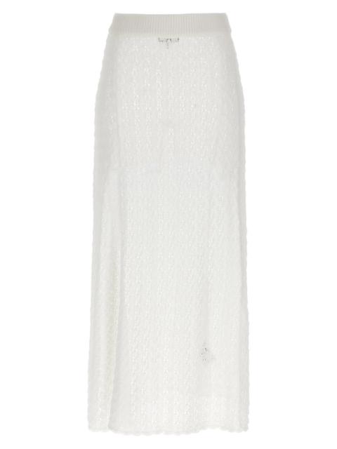 GANNI 'Shiny Pointelle Knit' skirt