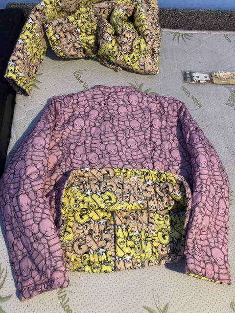 Comme Des Garçons Kaws X Commes Des Garcons Shirt Woven Padded Jacket cropped