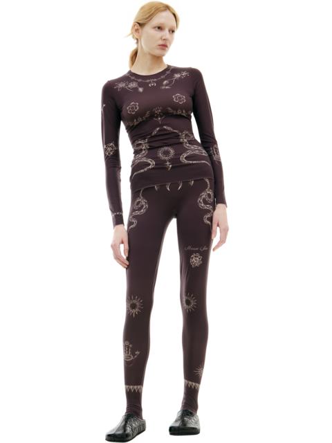 Marine Serre LONGSLEEVE WITH MONOPRINT