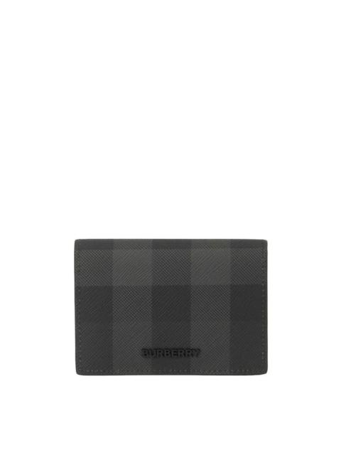 Burberry Check Folding Card Case