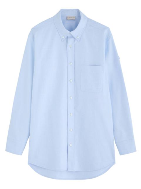 Moncler Logo-appliquéd Cotton Shirt