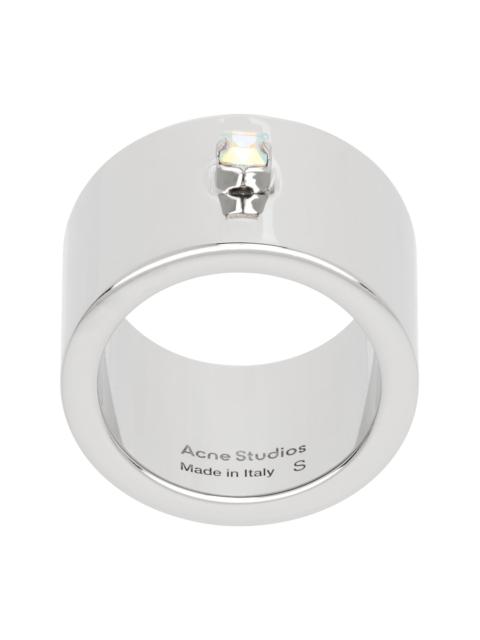 Acne Studios Silver Crystal Ring