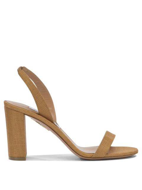 AQUAZZURA Aquazzura So Nude Block 85mm Heeled Sandals