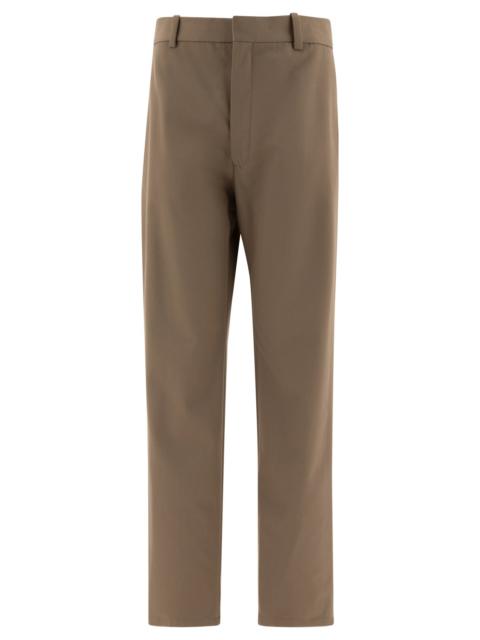 Loewe Loewe Women Cotton And Silk Trousers