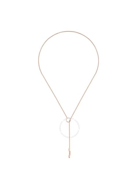 GUCCI Gucci Link to Love Lariat Rose Gold Necklace  - YBB662110002