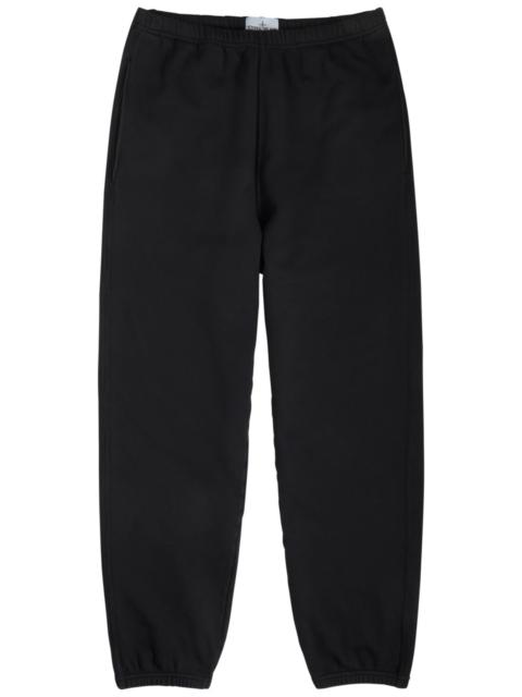 Stone Island Logo-embroidered Cotton Sweatpants