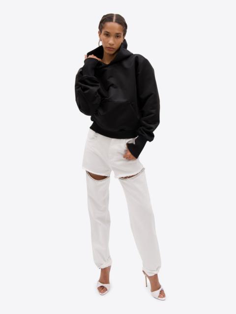 AREA CRYSTAL FRAY SLIT JEAN