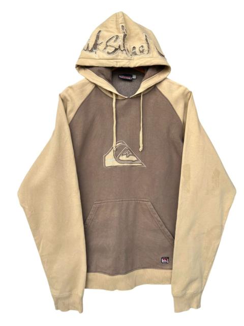 Other Designers Vintage Y2K Quiksilver Spellout Brown Hoodie