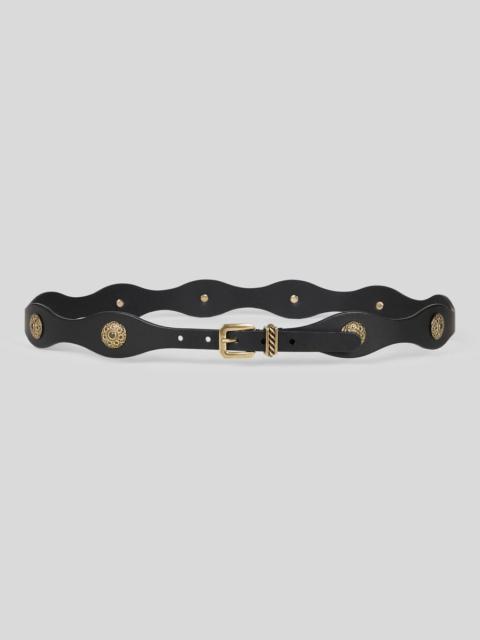 Etro LEATHER BELT WITH JEWEL STUDS