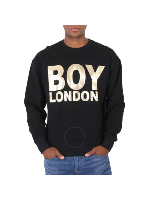 Other Designers Boy London Black/Gold Reflective Cotton Sweatshirt