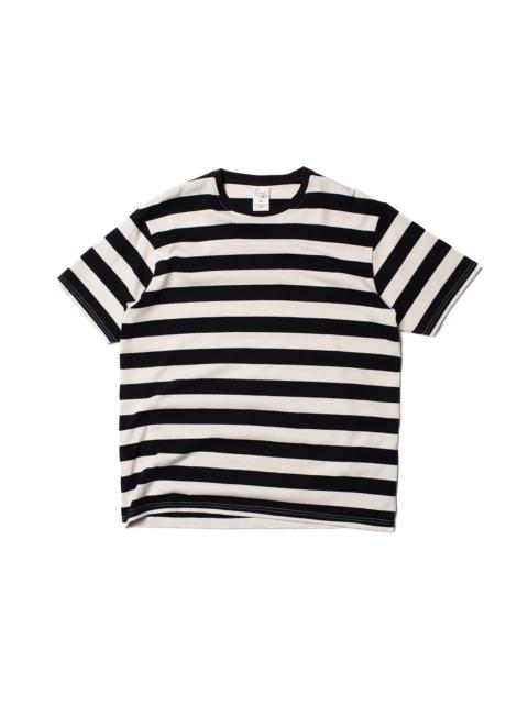 Nudie Jeans Uno Block Stripe Offwhite/Navy