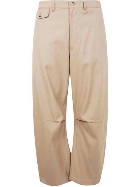 Comme des Garçons Homme Introducing the 'BARREL TROUSERS' from the esteemed brand COMME DES GARCONS HOMME, a remarkable piec