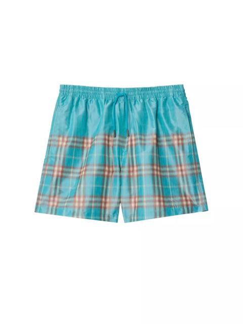 Burberry Gradient Check Swim Shorts