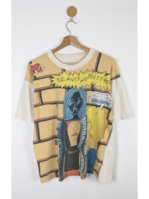 Other Designers Vintage - Vintage MTV Beavis Butthead Iron Maiden shirt