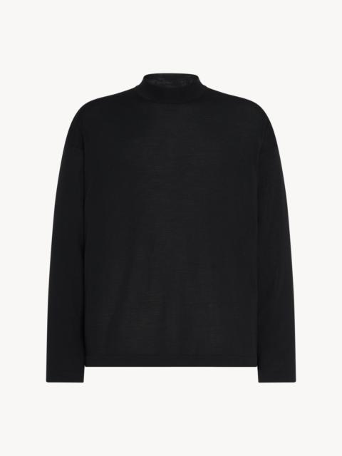 The Row Delsie Mock Neck in Wool