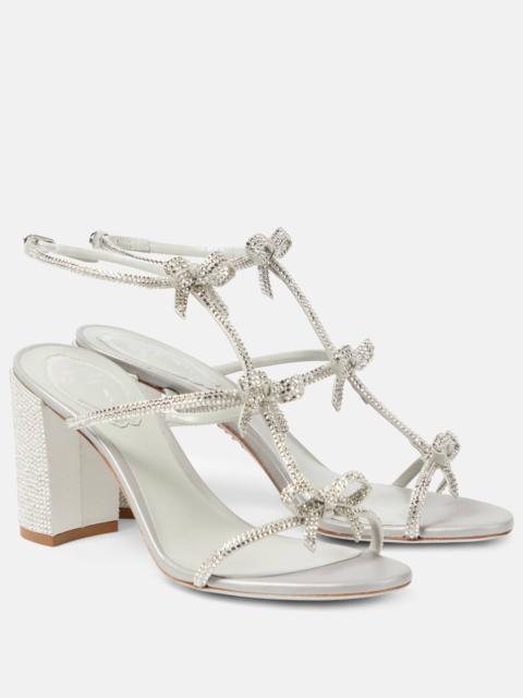 RENE CAOVILLA Caterina bow-detail embellished sandals