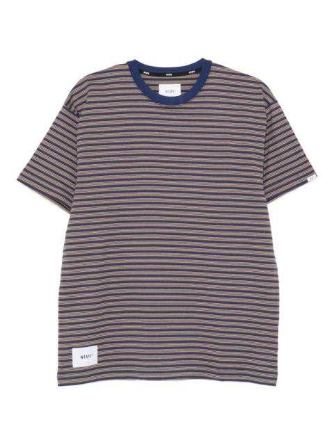WTAPS striped short-sleeve T-shirt