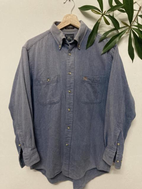 Burberry Burberrys Sunfaded Button Up Long Sleeve Shirt Made in Japan