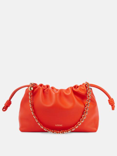 Flamenco Medium leather clutch