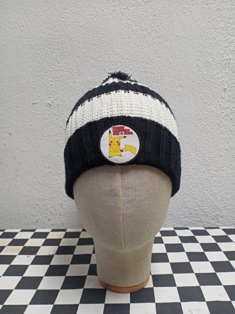 Other Designers Vintage Pokemon Pikachu Patches Beanie Hat