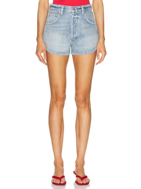 Citizens of Humanity Abita Curved Hem Short