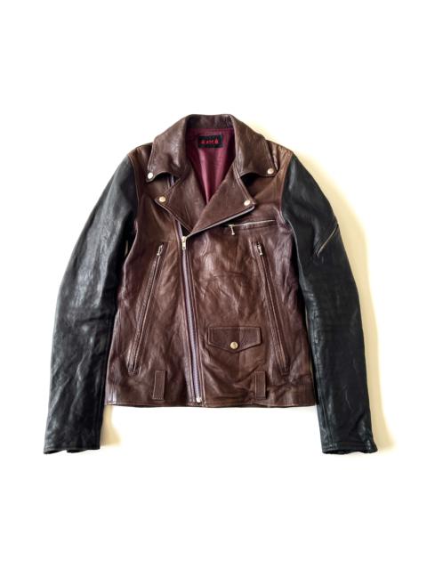 Other Designers Kamo leather biker jacket