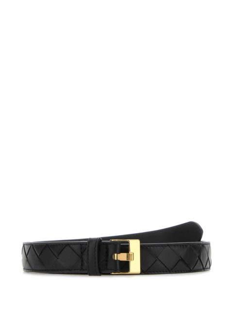 Bottega Veneta Bottega Veneta Women Black Leather Watch Belt