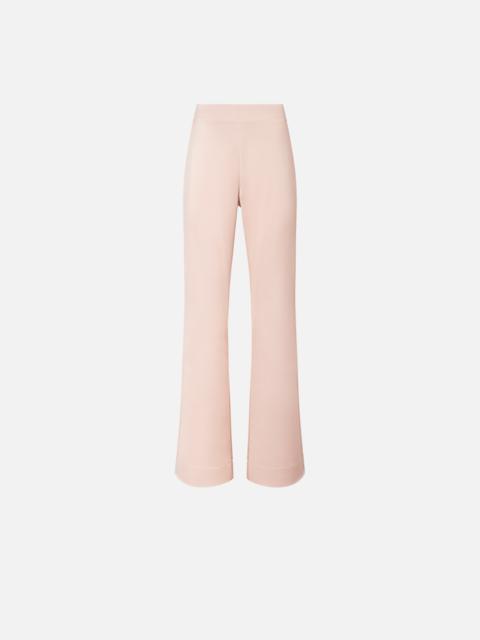 PINKO FLARED TROUSERS IN SATIN