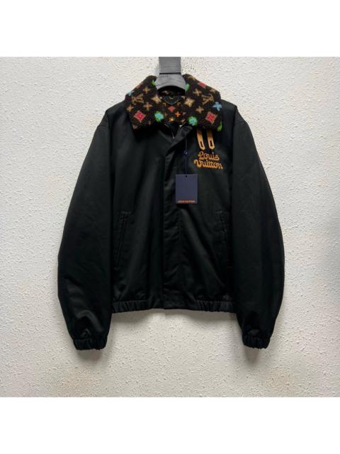Louis Vuitton Louis Vuitton Monogram LV Tyler collaboration embroidered stand-up collar jacket