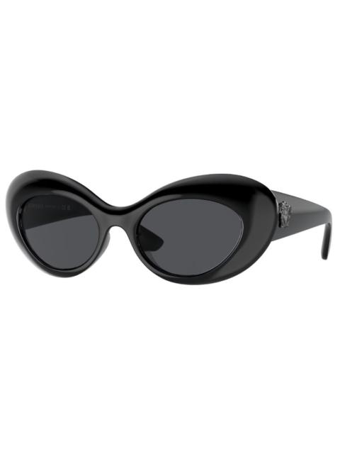 VERSACE Versace Grey Cat Eye Ladies Sunglasses VE4456U GB1/87 52