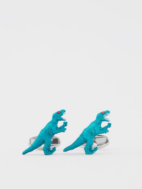 Paul Smith Teal 3D 'Dino' Cufflinks